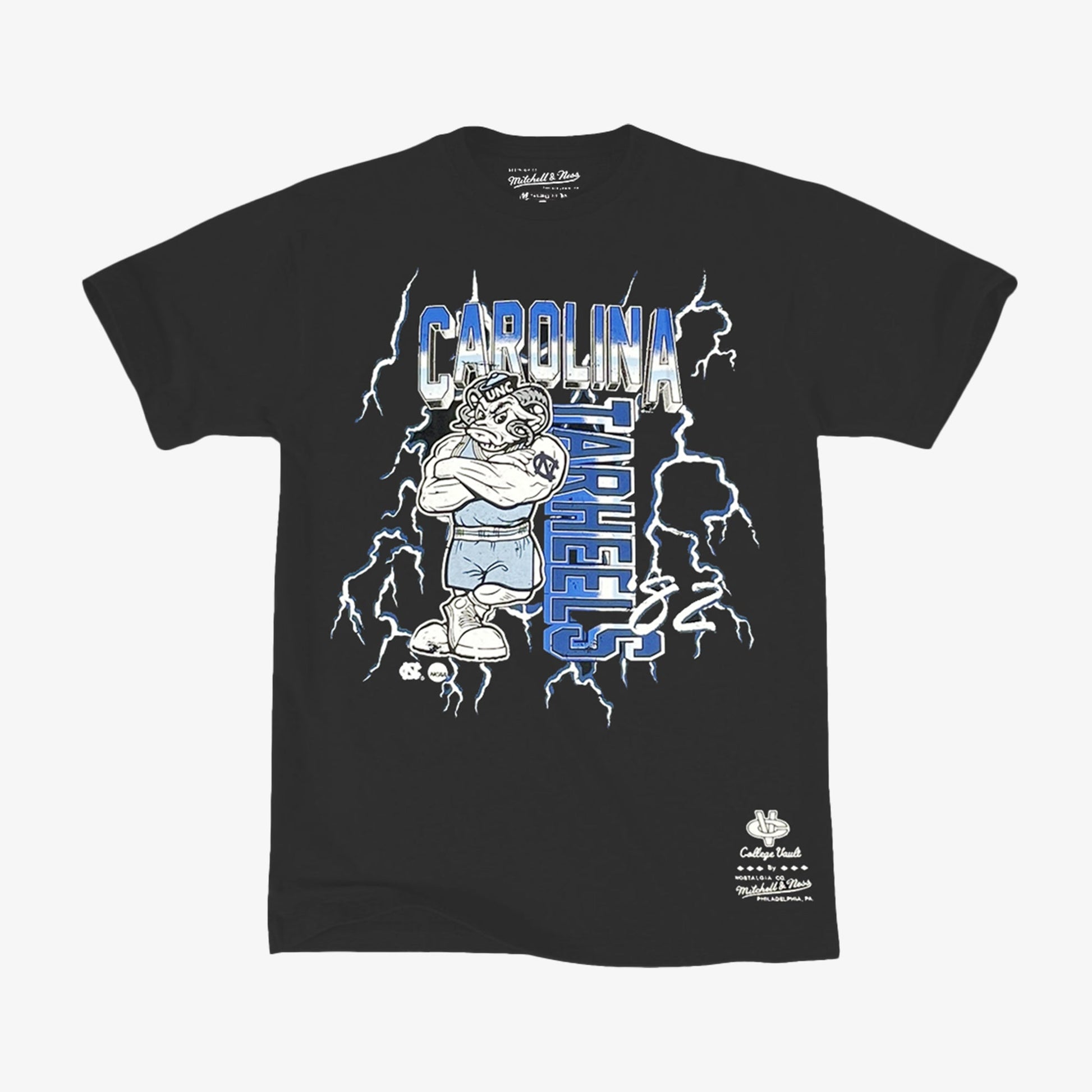 University of North Carolina Tar Heels Vintage Lightning NCAA T-Shirt