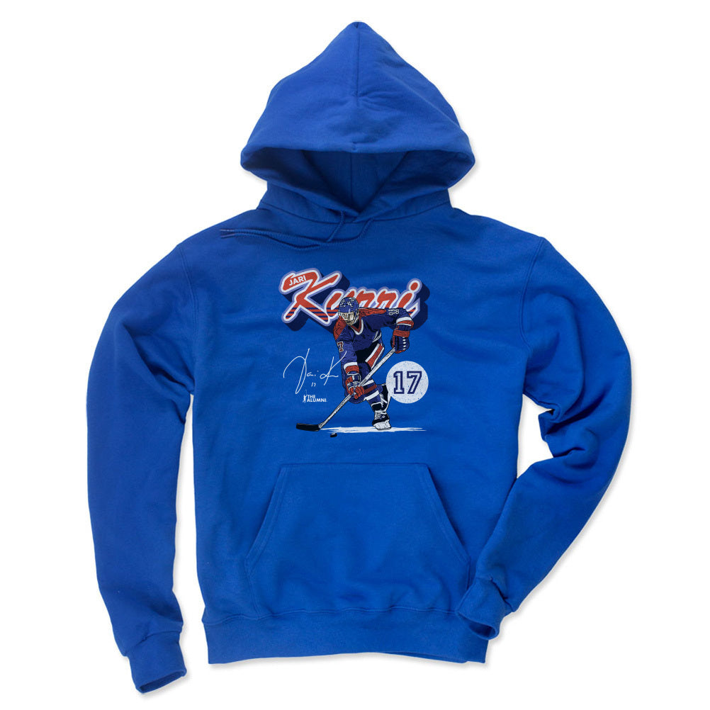 Jari Kurri Edmonton Retro Script