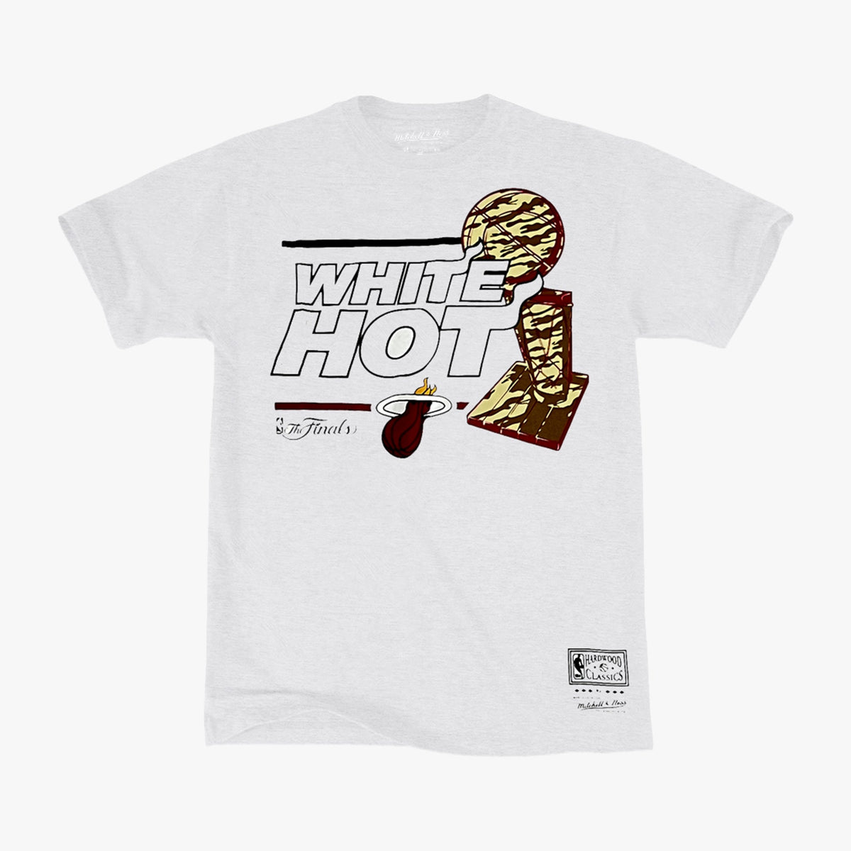 Miami Heat Vintage White Hot NBA T-Shirt/Unisex Tee/3XL