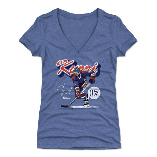 Jari Kurri Edmonton Retro Script