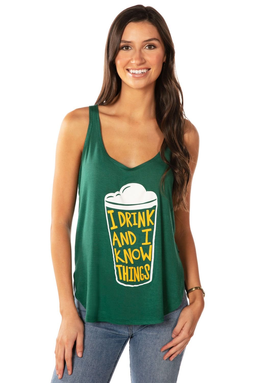 Women's I Drink And I Know Things - Tank Top - Qttrendycustom