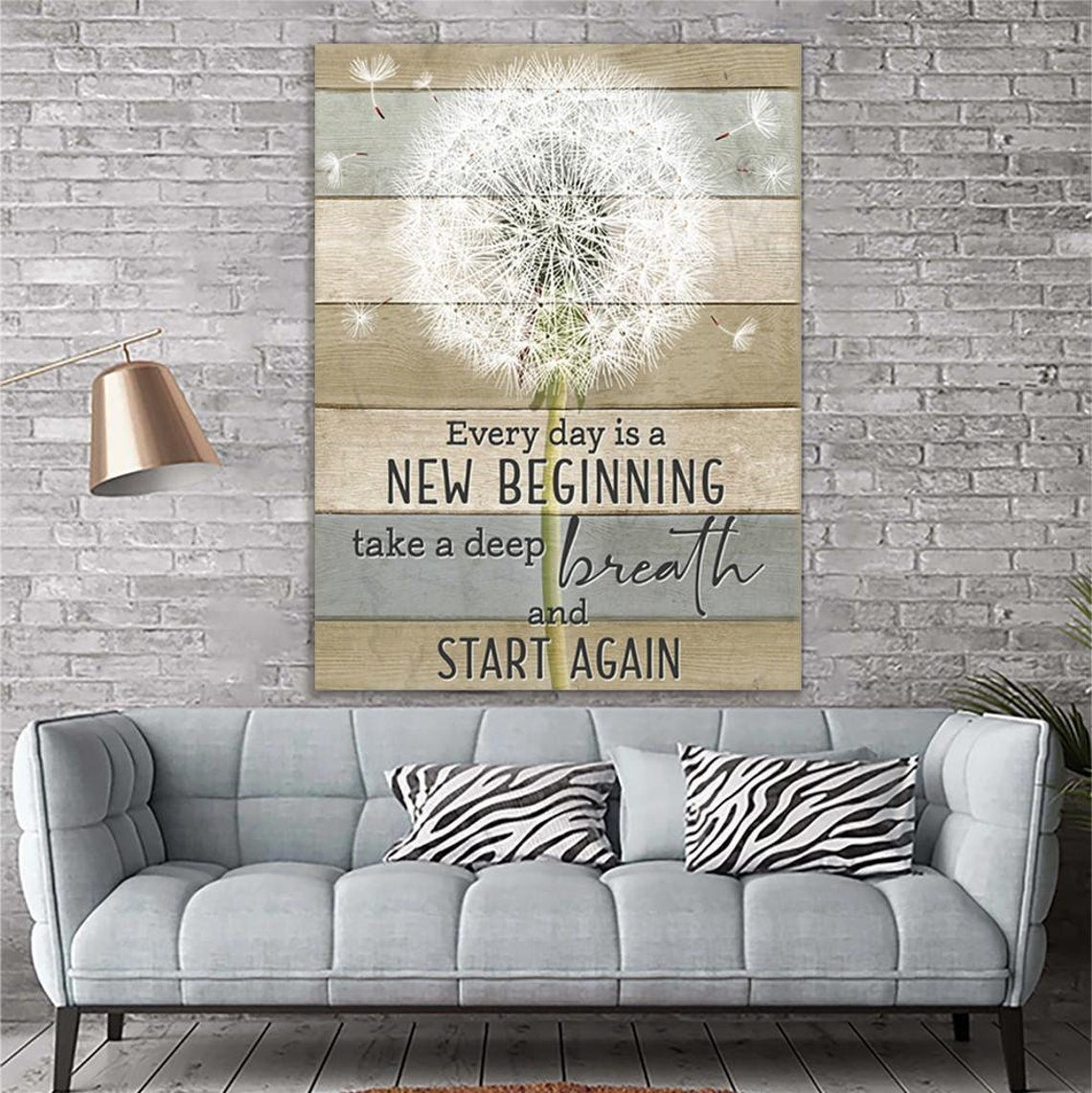 Wedding Gift - Everyday Is A New Beginning - Matte Canvas - Qttrendycustom