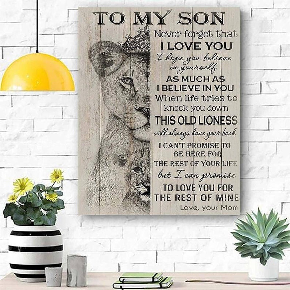 Gift For Son From Mom - Never Forget I Love You - Matte Canvas - Qttrendycustom