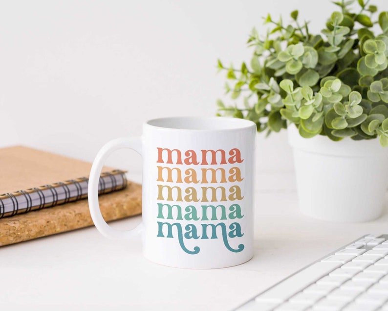 Creative Ideas For Mother's Day - Retro Mama Coffee Mug - Mug - Qttrendycustom