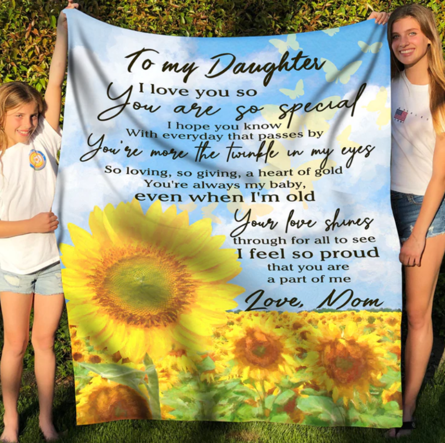Gift For Daughter From Mom - You Are So Special - Blanket - Qttrendycustom